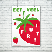 Poster Eet meer fruit